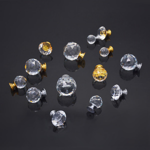 Crystal Shiny Diamond Shape <strong>Drawer</strong> <strong>Knob</strong> Gold <strong>Silver</strong> <strong>Drawer</strong> <strong>Knob</strong> - Product Image 4