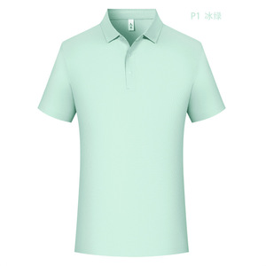 Camisa Polo de Nailon y Spandex, Cuello Piqué sin Costuras, Manga Corta, Elástica, Color Sólido, Ropa de Trabajo, Uso Diario - Product Image 4