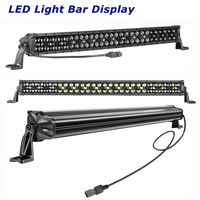 Barre lumineuse LED 210W 30 LED 12V, barre lumineuse LED tout-terrain, barre lumineuse LED pour camion, barres lumineuses LED pour toit de voiture, accessoires de voiture, éclairage extérieur LED