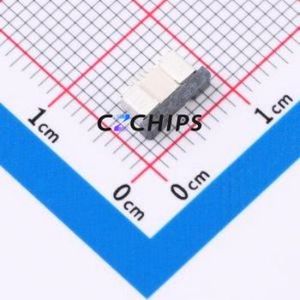 CAX-AFC07-04XCB-H2.0 FFC/FPC Connector SMD,P=0.5mm,Horizontal Mount Connector Drawer Type Bottom Contact 4P 0.5mm - Product Image 1
