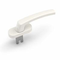 Poignée de fenêtre moderne robuste pour portes et fenêtres à battants en PVC, fourche en acier inoxydable, levier en alliage d'aluminium, approvisionnement en gros OEM