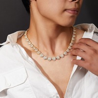 Produsen Perhiasan Moissanite Kustom Grosir Kalung Rantai Hati Berlapis Perak Sterling 925 untuk Wanita dan Pria Grosir