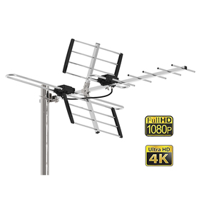 Antena de TV Digital para Exteriores UVH VHF de Fábrica en Indonesia, Antena con Certificación CE para Recepción de TV - Product Image 1