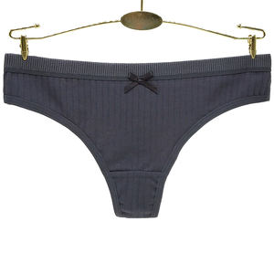 云梦 Ni 新款女士内衣素色染色高品质棉质丁字裤 S <span class=keywords><strong>M</strong></span> L XL 性感内裤 - Product Image 6