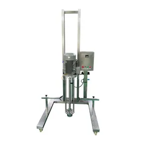 Low Price Automatic Lifting Homogenizer Mixer Pneumatic Control Homogeneous Tool Machine Chemical Industry Paint Stir Equipment