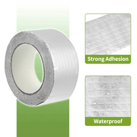 Cinta de Butilo de Aluminio Autoadhesiva de una Sola Cara para Techos, Resistente al Agua, para Exteriores