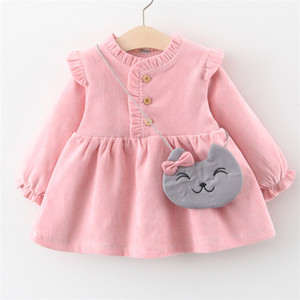 Vestidos de Bebé de Algodón Rosa de Lujo al por Mayor para Niñas con Mangas, los Productos Chinos Más Vendidos - Product Image 2