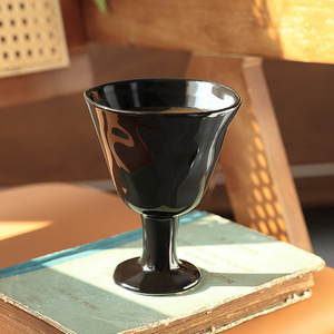 Copa de Vino de Cerámica de 240 ml con Tallo, Estilo Vintage, para Cócteles y Fiestas - Product Image 2