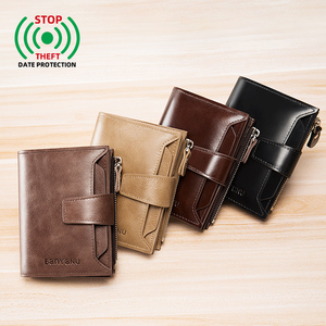 Portafoglio da <span class=keywords><strong>Uomo</strong></span> in Pelle Corto e Capiente con Porta Patente, Nuovo Porta Carte da <span class=keywords><strong>Uomo</strong></span> della Fabbrica di Articoli in Pelle Banyanu di Guangzhou - Product Image 4