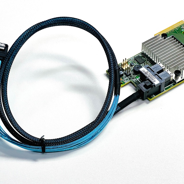 12Gb Hard Drive 36P Sff Male Mini 8643 to Female 4 * Sata 7P Custom Mini Sas 8643 Cables