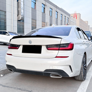 Aileron <span class=keywords><strong>de</strong></span> <span class=keywords><strong>toit</strong></span> arrière <span class=keywords><strong>pour</strong></span> <span class=keywords><strong>BMW</strong></span> Série <span class=keywords><strong>3</strong></span> G20 330i 320i 2019+ Modèle PSM Matériau ABS Noir piano Motif fibre <span class=keywords><strong>de</strong></span> carbone - Product Image 3