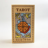 Jeu de cartes de tarot 78 cartes avec guide et boîte – Jeu de divination classique Rider Waite pour débutants – Coffret cadeau – Impression personnalisée – Vente en gros
