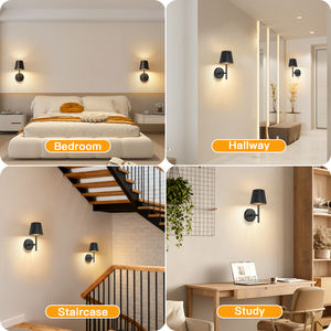 Lámparas <span class=keywords><strong>de</strong></span> Pared Inalámbricas con Batería Recargable, 3 Colores Atenuables, Paquete <span class=keywords><strong>de</strong></span> 2, con Control Remoto para Sala <span class=keywords><strong>de</strong></span> Estar - Product Image 4