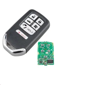 本田清晰2018 5 + 1按钮KR5V2X 47芯片433兆赫的汽车遥控钥匙