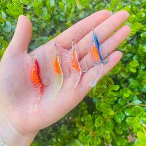 Appât artificiel <span class=keywords><strong>souple</strong></span> en forme de crevette Alpha PVC réaliste, appât bionique qui brille dans le noir pour la pêche à la basse et à la truite - Product Image 2