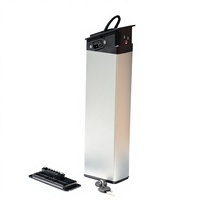Caja de Batería Interna Oculta para Bicicleta Eléctrica ALX108C (Vacía) 36V-72V Compatible con 18650/21700, Integrada en el Cuadro, Tamaño Personalizado, Directo de Fábrica OEM