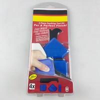 Scellant en Silicone, Kit d'outils de calfeutrage de sol, pour cuisine, salle de bains, fenêtre de sol, douche, 3 — 4 pièces