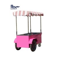 JX-IC160 café quiosco Bar Carro de comida del remolque del camión de palomitas de maíz en el carrito de la comida vehículo italiano carrito de helados