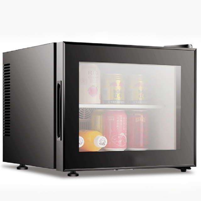 Portable Electric Mini Fridge Freezer with Low Noise Hotel Use 20L Capacity for Cold Drinks & Cosmetics Storage