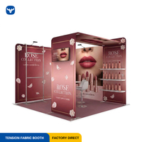 Modulaire 3*3m 10x10ft, profil en aluminium pour équipement de salon professionnel, stand d'exposition, boîte lumineuse, affichage, stand portable