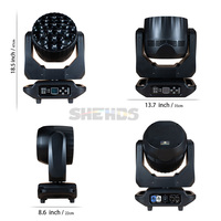 Professionelle Bühnenbeleuchtung: DMX Bee Eye 19x20W RGBW LED Zoom Wash Moving Head Licht für Kirchen-, Event- und Konzertveranstaltungen