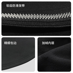 Black Fleece <b>Neck</b> <b>Warmer</b> Face Mask Windproof Cold Protection For Winter Outdoor Sports Cycling Skiing Men Women - Product Image 5