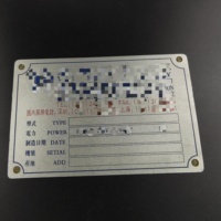 Plaque de mobilier personnalisée en nickel satiné, étiquette en alliage de zinc gaufré avec bord perlé, plaque nominative de meuble, OEM ODM, commande en gros, logo personnalisé