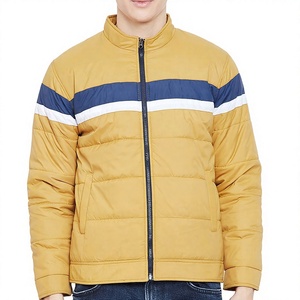 OEM Vestes d'hiver à bulles à col montant brodées, imprimées et brodées, à prix raisonnable avec logo à l'avant personnalisées - Product Image 1