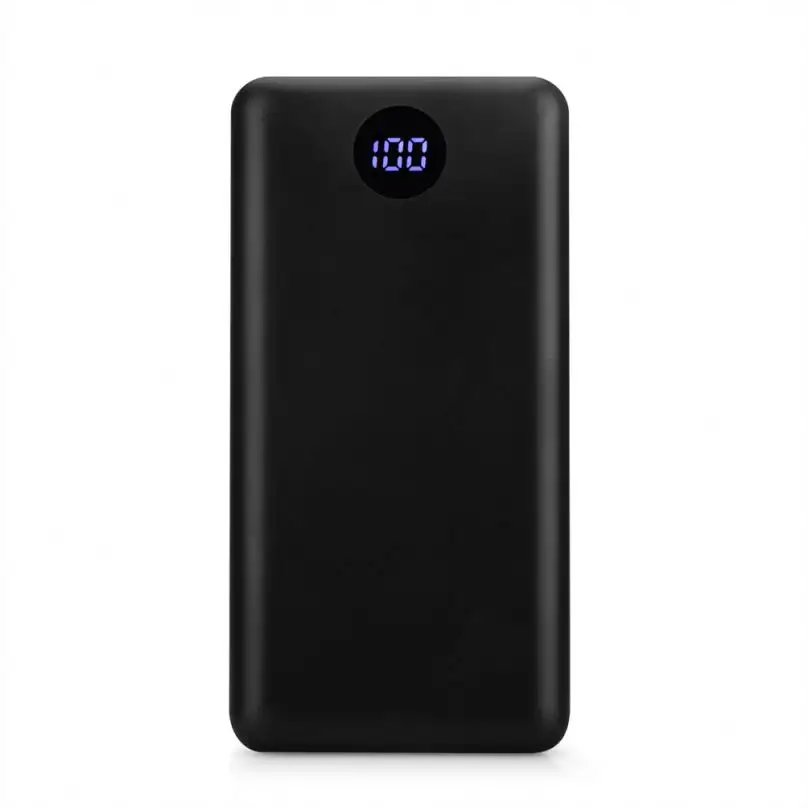 High capacity mobile Power Bank 10000mah external battery charger dual USB fast charging powerbank with LCD display