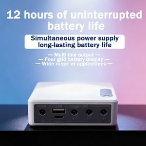 니우니우 QX-602 20000mAh 삼상 미니 DC <span class=keywords><strong>UPS</strong></span> USB 5V 2A 9V 12V 리튬 배터리 백업 (1년 보증, 와이파이 공유기용) - Product Image 4