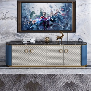 MEIJIA-soporte de madera de rosa de mármol italiano, moderno armario de <span class=keywords><strong>TV</strong></span> de 75 pulgadas resistente al agua hidráulico de Polonia - Product Image 3