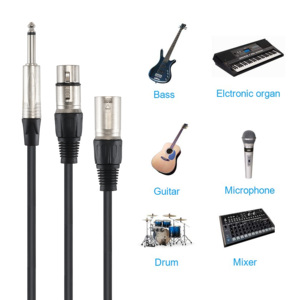 <span class=keywords><strong>Cable</strong></span> de Audio Mono TS <span class=keywords><strong>a</strong></span> TS de 6.35mm y 23AWG, Precio de Fábrica, <span class=keywords><strong>para</strong></span> Monitores de Estudio, Bajo, <span class=keywords><strong>Guitarra</strong></span> y Teclado - Product Image 4