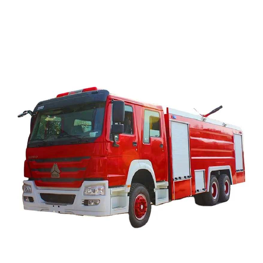 Howo 4x2 6x4 16000 Liters Foam Water Tank Fire Fighting Truck Emergency Rescue firefighter truck For Sales