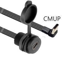 Nouveau câble d'extension USB-C plat 2026 mâle-mâle USB 3.1 avec capuchon étanche