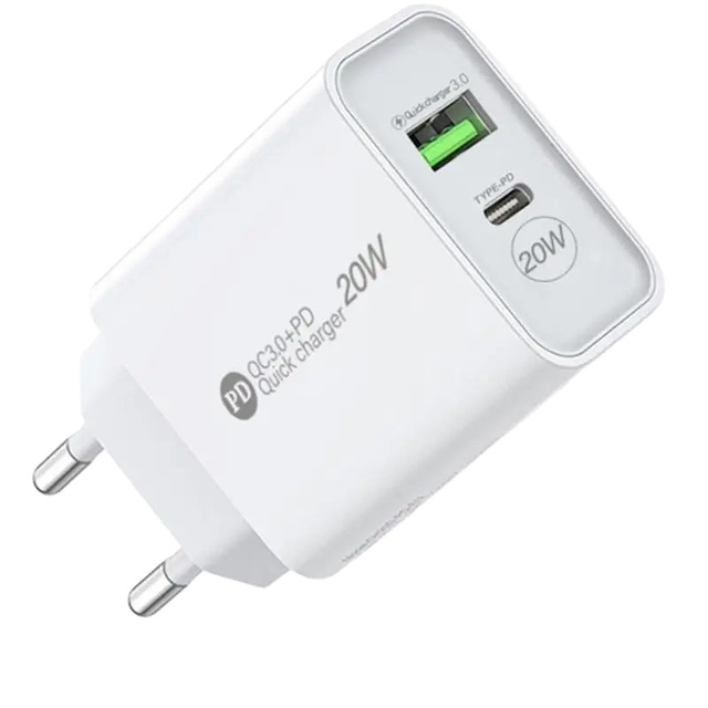 12W GaN USB Type C Phone Charger Portable Fast Charging Charger Head Power Adapter for IPhone 14 13 Samsung Charger