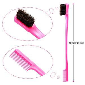 Cepillo para Cejas y Cabello de <span class=keywords><strong>Doble</strong></span> Cara, Personalizado y Colorido, Herramientas de Barbería, Venta al Por Mayor - Product Image 4