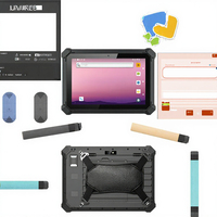 Tablet PC Industri Tangguh 10.1 Inci IP65 Pemindai Barcode Android 13.0 6GB NFC GPS USB Tipe C