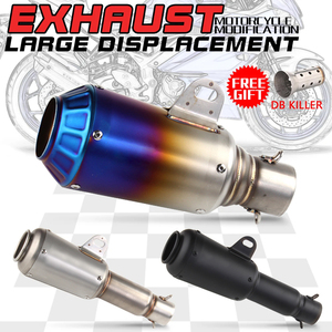 Silenciador Universal de acero inoxidable para escape de motocicleta de 51mm con DB Killer para R3 Ninja250 Mt07 Cbr250rr Crf150 Mt03 Mt15 <span class=keywords><strong>Cbr500r</strong></span> - Product Image 5