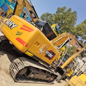 Excavatrice d'occasion d'origine 13 tonnes bon marché Sany SY135c matériel de construction d'occasion pelle Sany 135 à vendre - Product Image 5