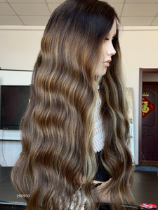 SHY HAIR 2026: Parrucche in pizzo HD senza colla con <span class=keywords><strong>capelli</strong></span> umani veri a nodo singolo <span class=keywords><strong>5.0</strong></span>, effetto cuoio capelluto, con nodi sbiancati - Product Image 6