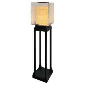 Lámpara de Pie de Vidrio Estilo Chino Jia Wenjun, Pantalla Beige, LED 220V, Lámpara para Recepción de Hotel - Product Image 1