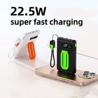 Batterie externe magnétique ultra-fine, certification 3C, charge rapide 22,5 W, 10000 mAh, grande capacité, charge rapide, batterie externe mobile