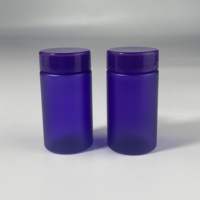 Bouteille en plastique de récipient de capsules en PET de 2oz 60 ml en gros