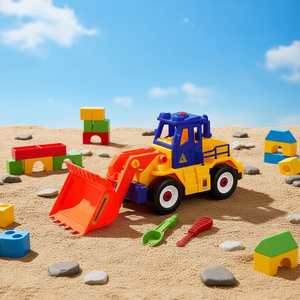Grande Ruppa Bulldozer 37Cm With <b>Tools</b> For <b>Kids</b> Play - Product Image 3