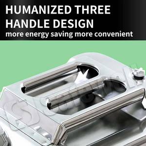 Bidon à eau liquide portable en acier inoxydable SWJC-18 de 10 l, bec verseur en caoutchouc, 10 gallons avec poignée à vendre - Product Image 2