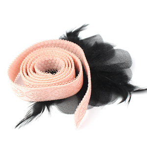 Nhà Máy Bán buôn cao cấp đồ lót phụ kiện đẹp màu hồng Jacquard Áo ngực đàn hồi dây đeo vai - Product Image 6