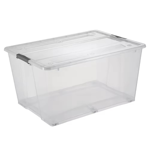Vật tư văn phòng lưu trữ hộp nhựa 10L đa năng trong suốt nhựa lưu trữ container với nắp - Product Image 3