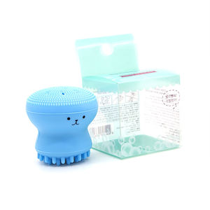 Venta al por mayor de alta calidad personalizado <span class=keywords><strong>pulpo</strong></span> cara lavado de silicona cepillo de limpieza de silicona suave herramientas de maquillaje limpiador - Product Image 6