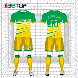 Maillot de Football personnalisé 100% Polyester, uniforme d'équipe de Football pour hommes, uniforme de Football pour garçons