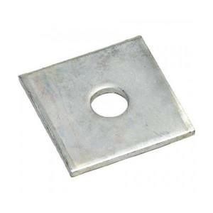 Chine Vente en gros Fixation personnalisée Rondelle plate en acier galvanisé à chaud DIN436 Finition en zinc Trou Rondelle carrée Style fendu GB - Product Image 4